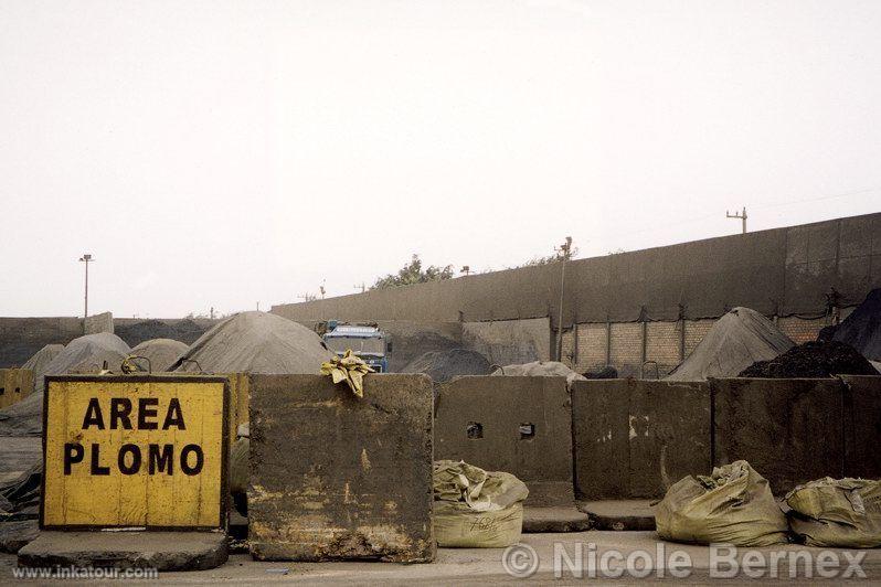 Mineral stockpile pollution