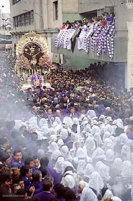 Procession of Señor de Los Milagros, Lima