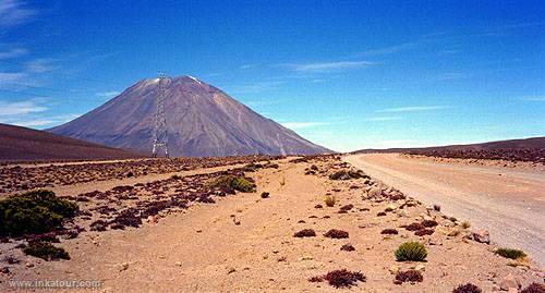 View of the Misti (volcano), Colca