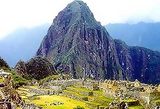 General view. Behind, the Wayna Picchu, Machu Picchu