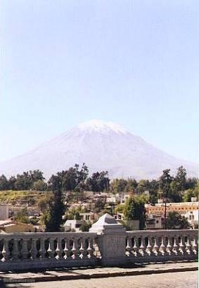 View of the Misti (volcano), Arequipa